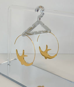 Uma hoop earrings