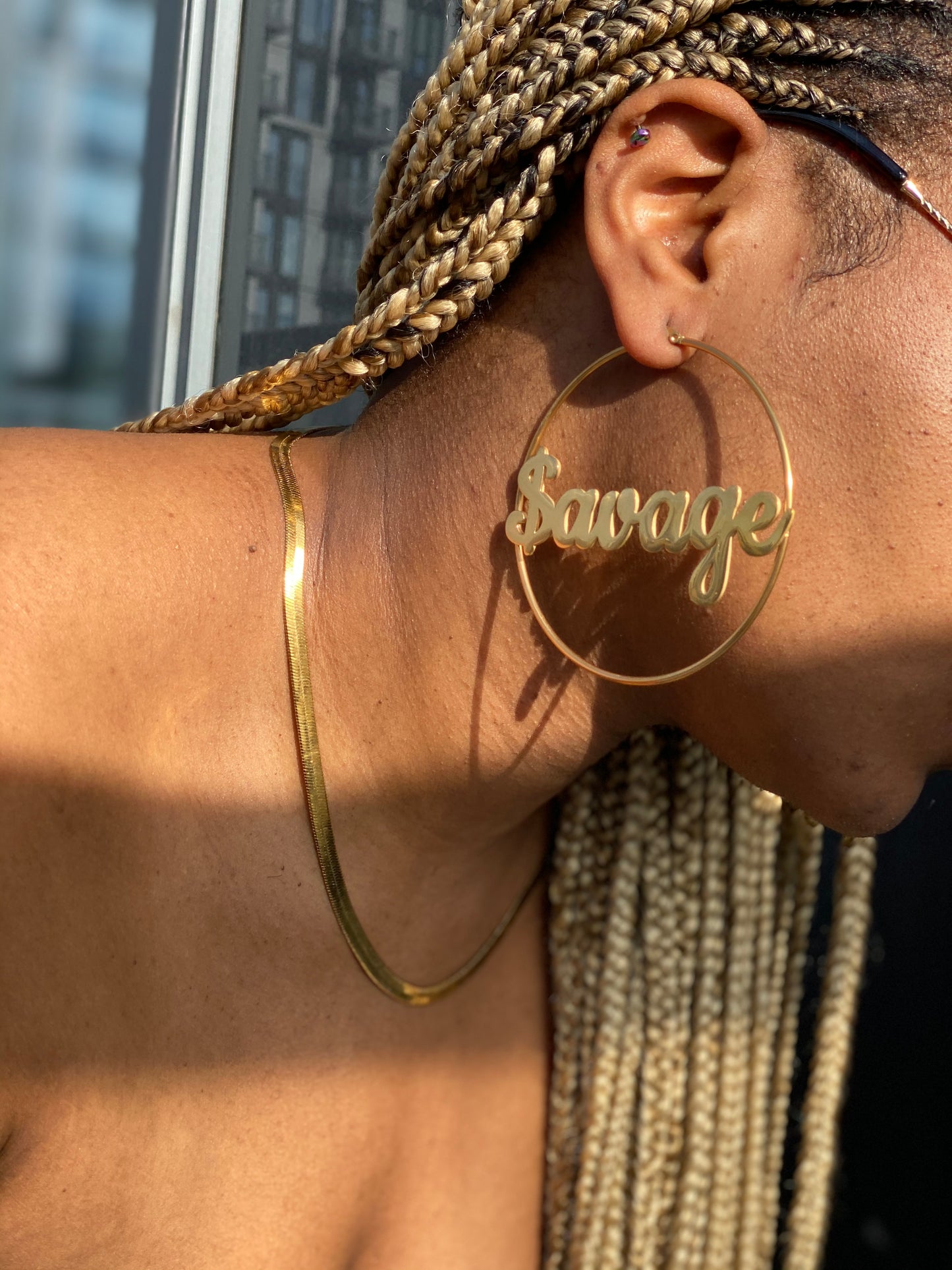 Savage Hoops Earrings