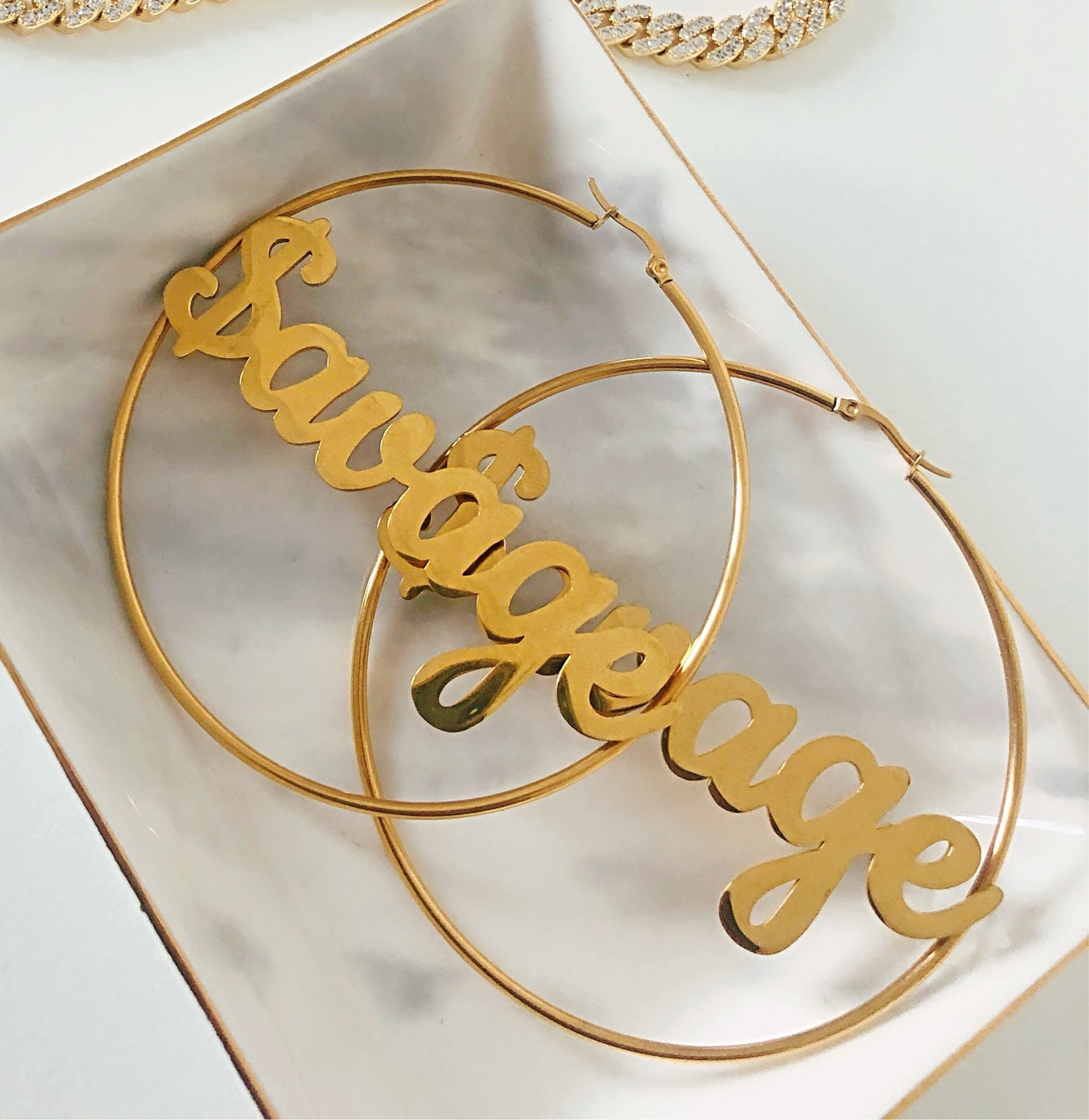 Savage Hoops Earrings